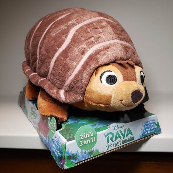 NEW Disney Raya & The Last Dragon Tuk Tuk Plush Stuffed Animal Rolls into a Ball - Picture 7 of 11